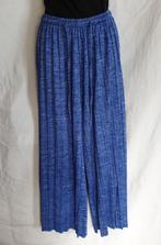 Gave blauwe zomerbroek, wijde pijpen. Mt S, Kleding | Dames, Broeken en Pantalons, Blauw, ., Ophalen of Verzenden, Zo goed als nieuw