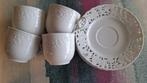 Douwe Egberts- 4 kop en schotels, Ophalen of Verzenden, Zo goed als nieuw, Overige stijlen, Kop(pen) en/of Schotel(s)