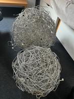 2x Grote alunminium Buitenlampen - Zonder Lichtketting, Ophalen of Verzenden, Gebruikt, Metaal, 75 cm of meer