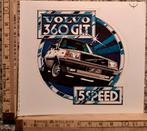 Vintage sticker VOLVO 360 GLT merk logo automerk, Ophalen of Verzenden, Zo goed als nieuw