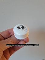 Pillendoosje met Solex bromfiets, porselein D4.5xH2.5cm, Ophalen of Verzenden, Nieuw