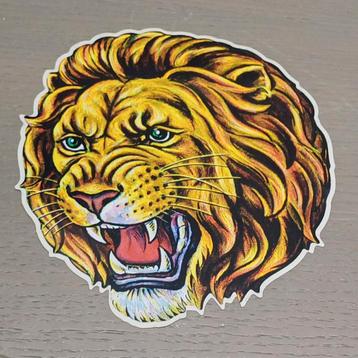 OLDSKOOL CLASSIC LION LEEUW STICKER  beschikbaar voor biedingen
