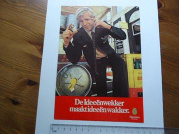 sticker oud Heineken 1981 idee fabriek -3 retro zoeterwoude beschikbaar voor biedingen