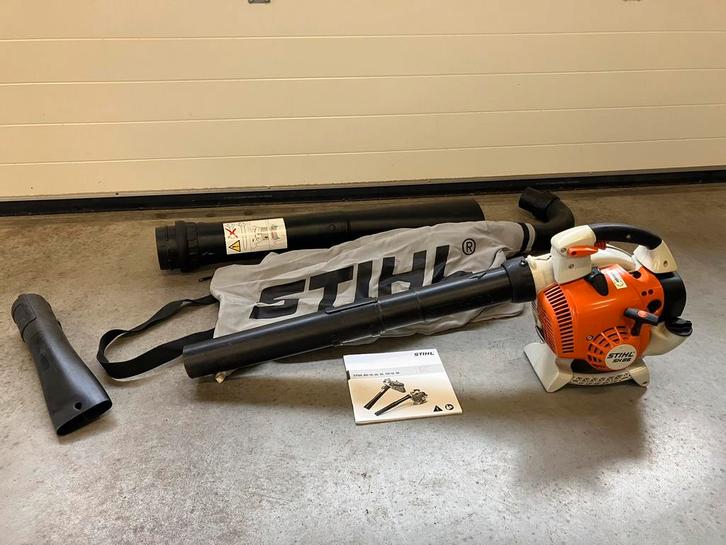 Stihl SH86 bladblazer zuiger, Tuin en Terras, Bladblazers, Zo goed als nieuw, Handgedragen, Benzine, Met opvangzak, Met versnipperfunctie