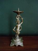 Mooie messing kandelaar engel 27,5 cm., Ophalen, Overige materialen