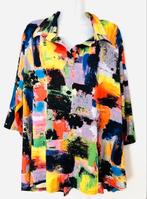 Magna kleurige lange top /tuniek maat 48/50 [vj], Kleding | Dames, Tops, Overige kleuren, Maat 46/48 (XL) of groter, Ophalen of Verzenden