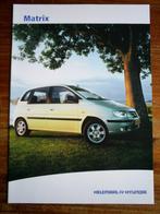 Hyundai Matrix [ 2001 ] 24 pag., Verzenden, Zo goed als nieuw, Overige merken