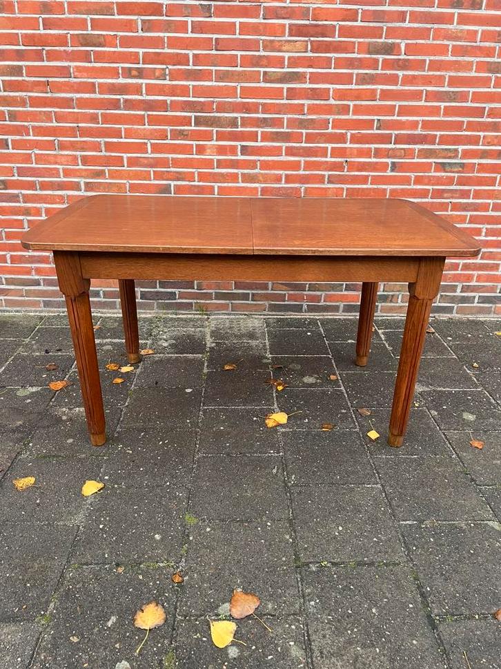 Eiken eetkamertafel, jaren 30, Antiek en Kunst, Antiek | Meubels | Tafels, Ophalen