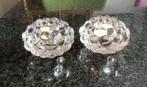 Kristal, waxinelichthouder, Orrefors, Raspberry, vintage, Ophalen, Kristal