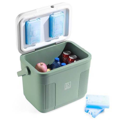 Brisby 22L Koelbox Uniek Desing met 4 Kloelelementen - GROEN, Caravans en Kamperen, Koelboxen, Nieuw, Koelbox, Koelelement, Verzenden