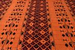 Retro vintage DAR ES SALAAM wax print coupon / lap stof, Hobby en Vrije tijd, Stoffen en Lappen, Nieuw, Oranje, Ophalen of Verzenden