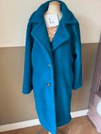 Blauwe bontjas maat L - Carnaval of casual, Ophalen of Verzenden, Gedragen, Maat 42/44 (L)