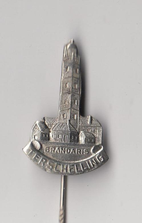 Terschelling Brandaris speldje Vuurtoren, Verzamelen, Speldjes, Pins en Buttons, Gebruikt, Speldje of Pin, Overige onderwerpen