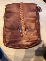 Lederen  COWBOYBAG Rugtas/Laptop tas, Sieraden, Tassen en Uiterlijk, Tassen | Damestassen, Ophalen of Verzenden, Gebruikt, Bruin