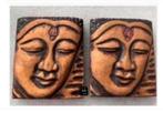 2 x kleine plaquettes, Boeddha, div. doeleinden, pr.v. 2 st., Ophalen of Verzenden