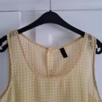 Vero Moda geel/wit geruite mouwloze top, maat S. Nieuwstaat!, Vero Moda, Geel, Ophalen of Verzenden, Zo goed als nieuw
