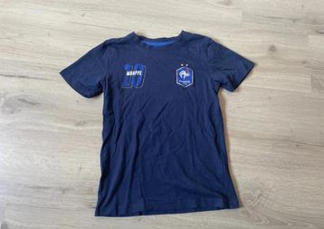 Mbappe Frankrijk Voetbalshirt Maat 8A 134 beschikbaar voor biedingen