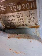 Te koop Yanmar 2QM20 inboard scheepsdiesel., Motor en Besturing