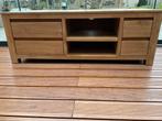 Tv ladenkast, Ophalen, 100 tot 150 cm, Teakhout, Zo goed als nieuw