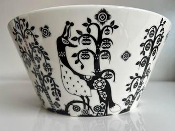 XXL Iittala Taika Zwart Wit Schaal 2,8 L Nieuwstaat 25,5 cm beschikbaar voor biedingen