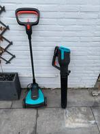 Gardena Accu Grasmaaier en bladblazer, Tuin en Terras, Grasmaaiers, Cirkelmaaier, Accu-grasmaaier, Ophalen of Verzenden, Zo goed als nieuw