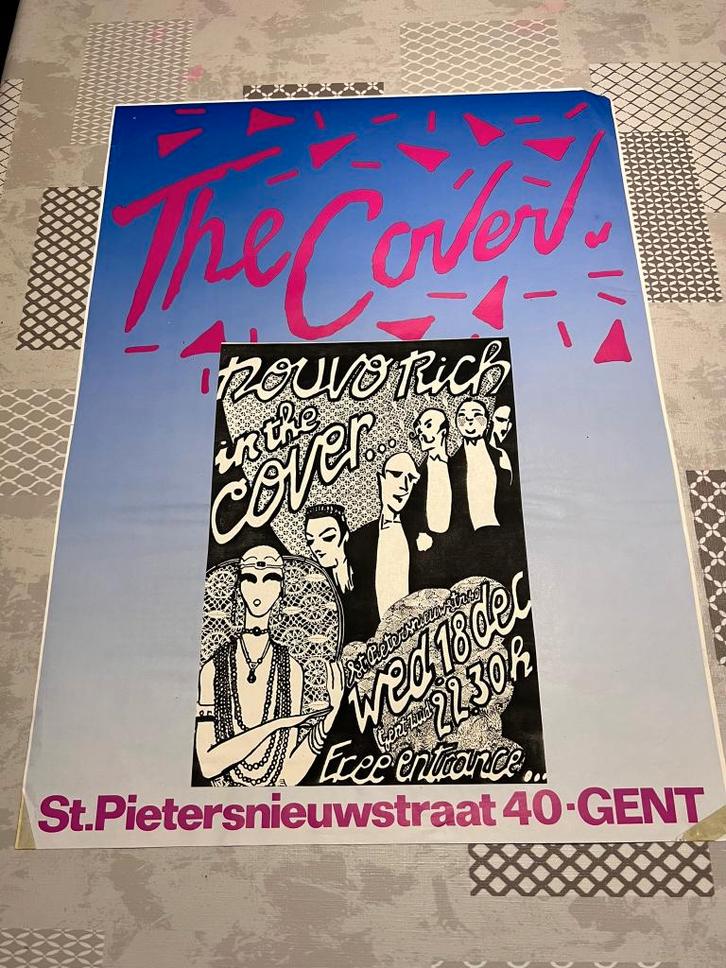Vintage Poster The Cover, nouvo Rich in the cover, Verzamelen, Posters, Gebruikt, Muziek, Deurposter of groter, Rechthoekig Staand