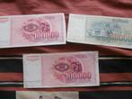 Munten bankbiljet voormalig Joegoslavië dinara papiergeld, Postzegels en Munten, Bankbiljetten | Europa | Niet-Eurobiljetten, Ophalen of Verzenden