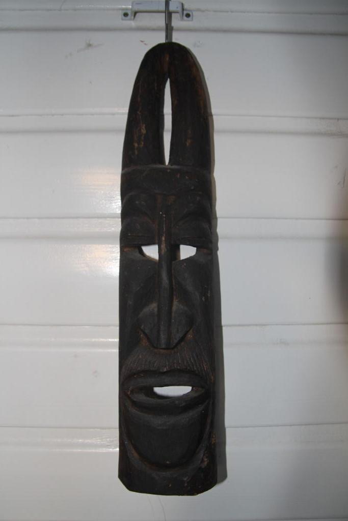 Lang Masker Afrika  168, Antiek en Kunst, Kunst | Niet-Westerse kunst, Ophalen of Verzenden