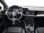 Audi A3 Sportback 45 TFSIe S edition Competition | Leder | Z, Auto's, Audi, 12 maanden, Gebruikt, 4 cilinders, Zwart