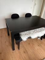 Eetkamertafel (incl. stoelen en bankje), Huis en Inrichting, Tafels | Eettafels, Ophalen, Gebruikt, 100 tot 150 cm, 50 tot 100 cm