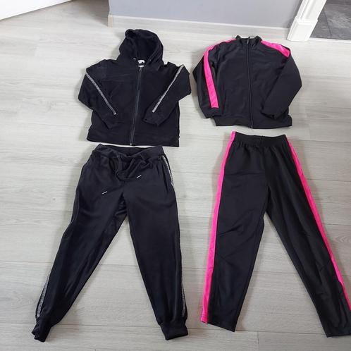 2 leuke meisjes jogging/trainingspakken maat 140, Kinderen en Baby's, Kinderkleding | Maat 140, Gebruikt, Meisje, Broek, Ophalen of Verzenden