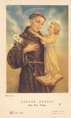 Mooi devotieprentje met H. Antonius met Kind Jezus, Ophalen of Verzenden, Zo goed als nieuw, Kaart of Prent, Christendom | Katholiek