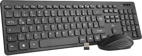 Rii Draadloze Stille Toetsenbord en Muisset (NIEUW), Computers en Software, Toetsenborden, Nieuw, Overige indelingen, Draadloos