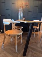 4 model thonet café stoelen beukenhout met Urban Taupe kleur, Huis en Inrichting, Ophalen, Gebruikt, Overige kleuren, Vier