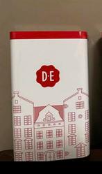 Nieuw koffie blik van Douwe Egberts met Amsterdamse huisjes, Ophalen of Verzenden, Nieuw, Koffie, Douwe Egberts