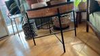 Bijzettafel rotan, Huis en Inrichting, Tafels | Sidetables, Ophalen, 50 tot 100 cm, Rond, Zo goed als nieuw