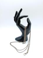 Zilveren horlogeketting, 74 cm