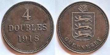 Guernsey 4 Doubles 1918 beschikbaar voor biedingen