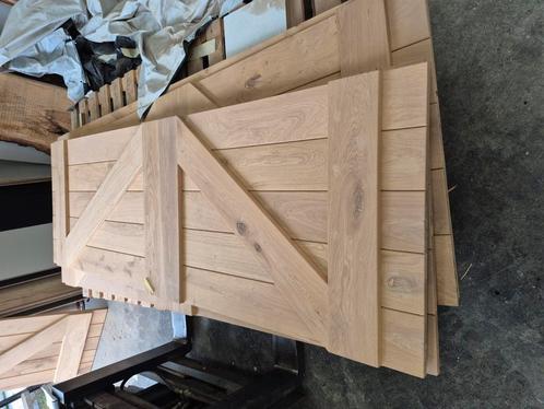 Mooie Eiken barndoors, Doe-het-zelf en Verbouw, Deuren en Horren, Zo goed als nieuw, Binnendeur, 215 cm of meer, 80 tot 100 cm