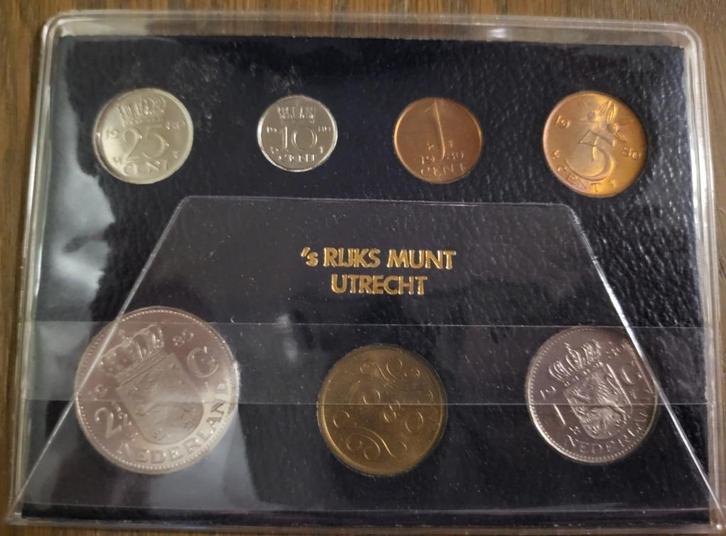 Rijksmunt Nederland Jaarset Munten 1980 Inhuldiging Beatrix, Postzegels en Munten, Munten | Nederland, Setje, 10 gulden, Koningin Beatrix