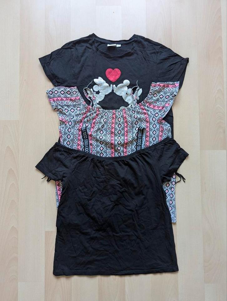 Pakket van 3 T-Shirts (oa Disney). Maat 170/170-176. IZGS, Kinderen en Baby's, Kinderkleding | Maat 170, Zo goed als nieuw, Meisje