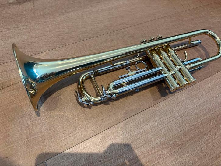 Eastman ETR224 Trompet - Bes, Muziek en Instrumenten, Blaasinstrumenten | Trompetten, Gebruikt, Bes-trompet, Met koffer, Ophalen