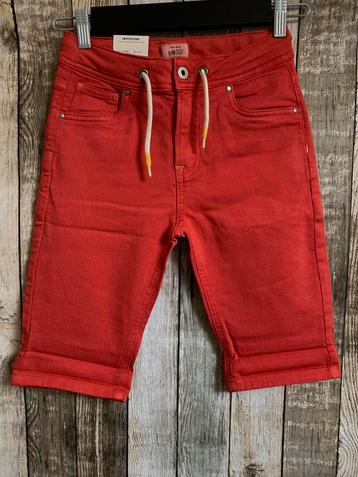 Pepe Jeans gave rode jeans short (Maat 10/140) beschikbaar voor biedingen