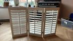 Witte shutters, Huis en Inrichting, Woonaccessoires | Kamerschermen, Zo goed als nieuw, Ophalen