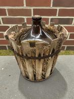 Zweedse fles in krat / mandfles # 9730, Antiek en Kunst, Curiosa en Brocante, Ophalen of Verzenden