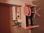 Ikea kinderbureau en stoel, roze., Huis en Inrichting, Bureaus, Ophalen, Zo goed als nieuw, Bureau
