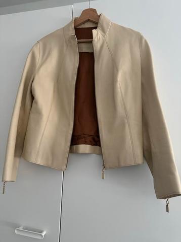 FARRUTX leren jas - Beige/zand - Maat XS beschikbaar voor biedingen