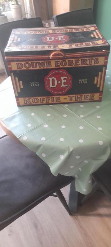 Vintage douwe egberts winkelblik beschikbaar voor biedingen