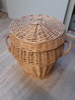 rieten mand, Huis en Inrichting, Ophalen, Rond, Riet