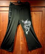 Yoga broek zwart Dragon 48-52, Zwart, Maat 46/48 (XL) of groter, Nieuw, Ophalen of Verzenden